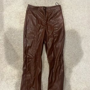 Misguided faux leather pants